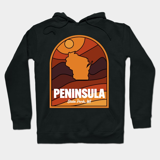 Peninsula State Park Wisconsin Hoodie by HalpinDesign